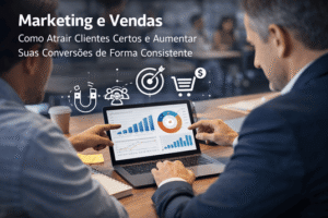 Como Atrair Clientes Certos e Aumentar Suas Conversões de Forma Consistente 1 MARKETING E VENDAS NA BUSINESS HUB POST - NA Business HUB